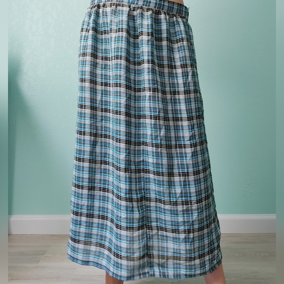 Tomboy plaid mesh skirt - Picture 7 of 8